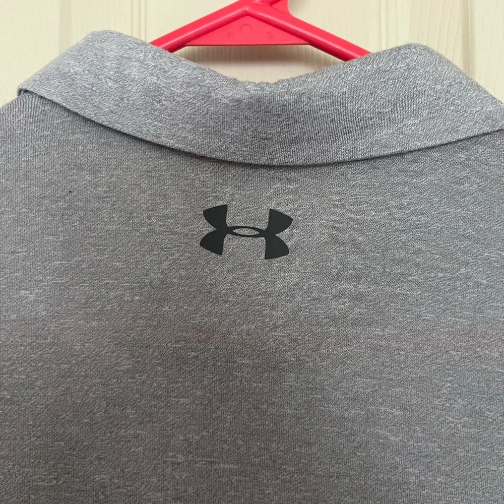 Under Armour Long Sleeve Polo, Youth L
